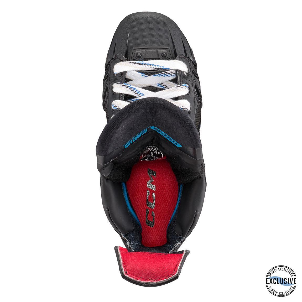 CCM Jetspeed XTRA Plus Hockey Skates for Intermediate Players - High-Performance Ice Skates for Competitive Hockey Games & Training