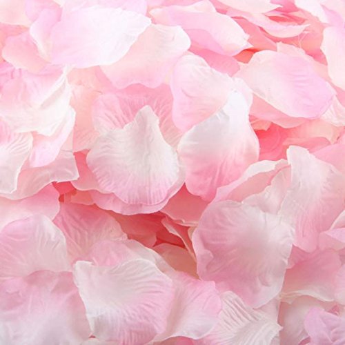 Pink Silk Wildflower Decorations - 1000pcs Artificial Roses for Weddings & Birthday Parties | Indoor Home Decor