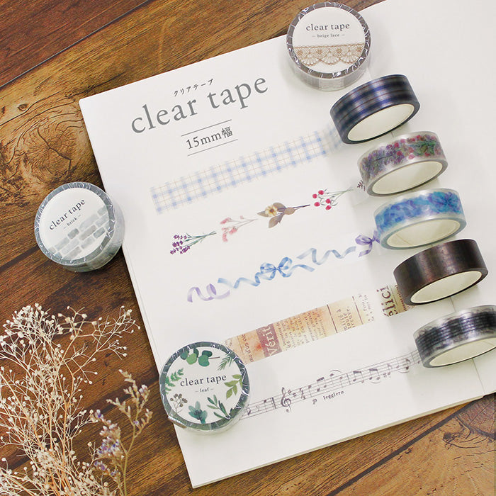 Clear PET Packaging Tape - Strong Adhesive Brick Design for Shipping Boxes, Moving & Storage - Waterproof & Durable for Home, Office & Warehouse Use