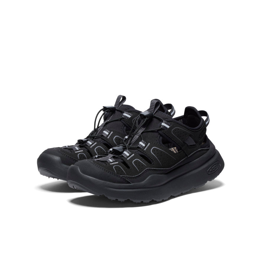 Women's WK450 Comfortable Walking Sandals - Black/Black | Perfect for Hiking, Travel & Everyday Wear
