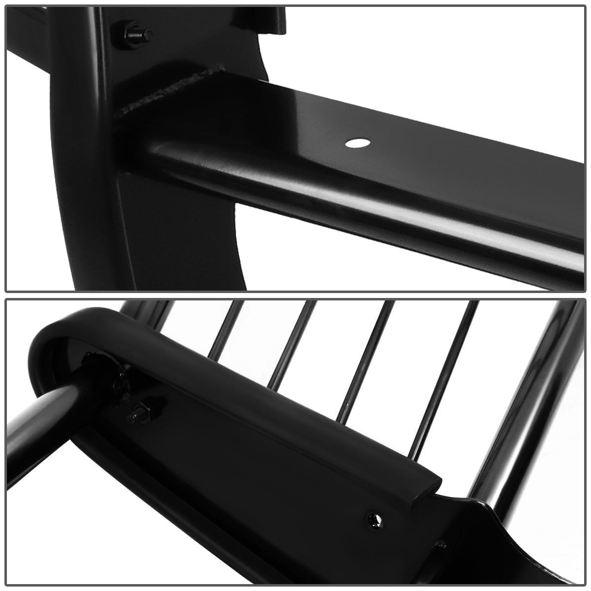 Heavy Duty Front Bumper Brush Grille Guard Compatible with 2003-2006 Chevy Silverado 2500 HD 3500 | Durable Mild Steel Construction | Matte Black Powder Coated Finish | Perfect for Off-Roading & Truck Protection