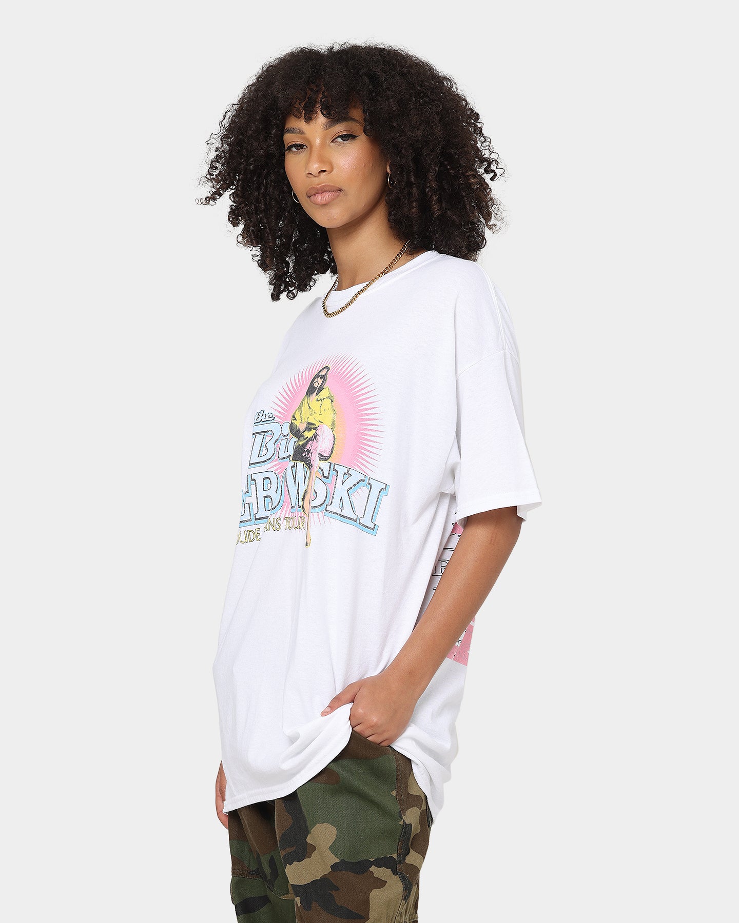 The Big Lebowski T-Shirt - White Cotton Vintage Tee for Men & Women | American Thrift Inspired | Perfect for Casual Wear, Movie Nights & Fan Gifts
