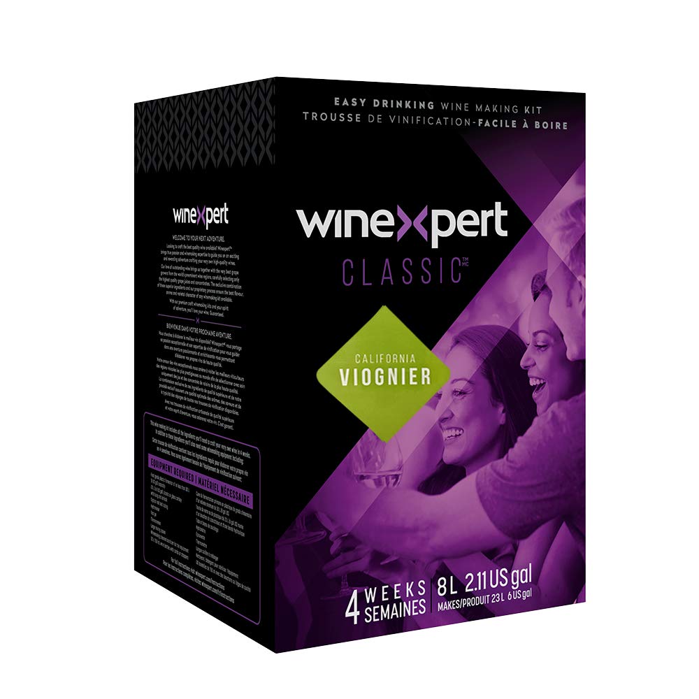 Winexpert Classic Viognier Wine Making Kit - Premium White Wine Starter Kit for Home Brewing | Perfect for Parties, Gifts & Special Occasions