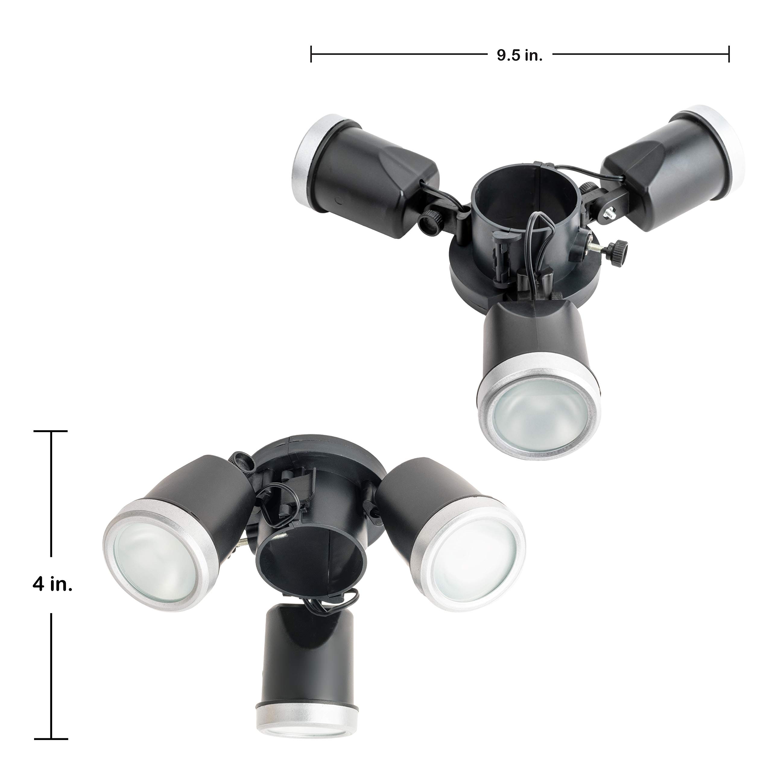 Solar-Powered LED Umbrella Light - 3 Adjustable Brightness Spotlights, Easy Install for Patio Umbrellas | Perfect for Outdoor Dining, Backyard Parties & Nighttime Relaxation