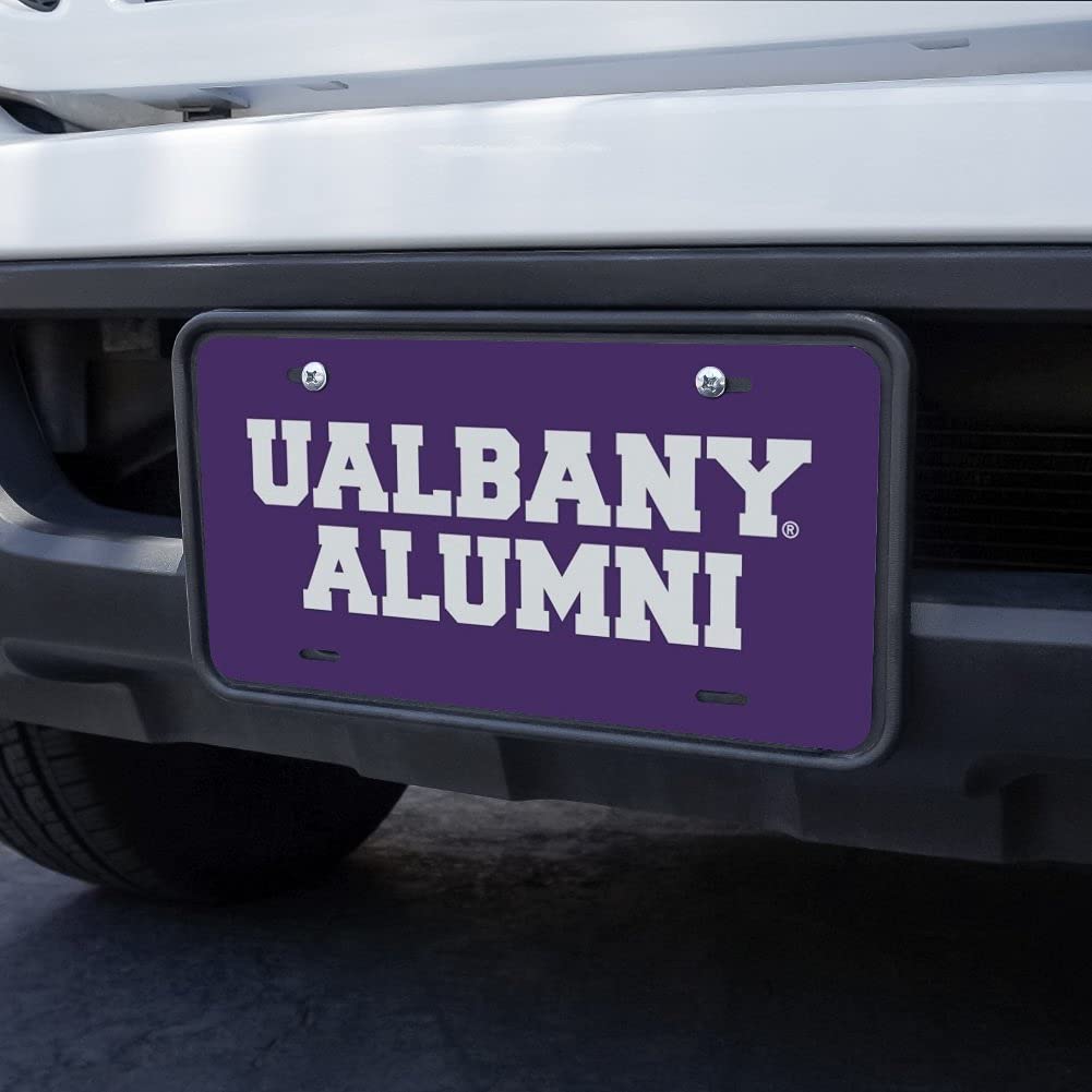 University at Albany Alumni Novelty Metal Vanity License Plate - Perfect for Cars, Dorms & Gifts | Personalized College Pride Accessory