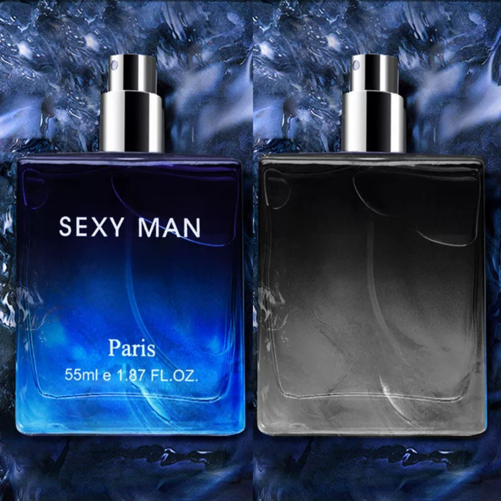 Premium Men's Cologne - Long Lasting Fresh Blue Fragrance with Citrus & Lavender Notes - 55ML (1.87 fl.oz) - Perfect for Daily Wear, Office, Dates & Special Occasions