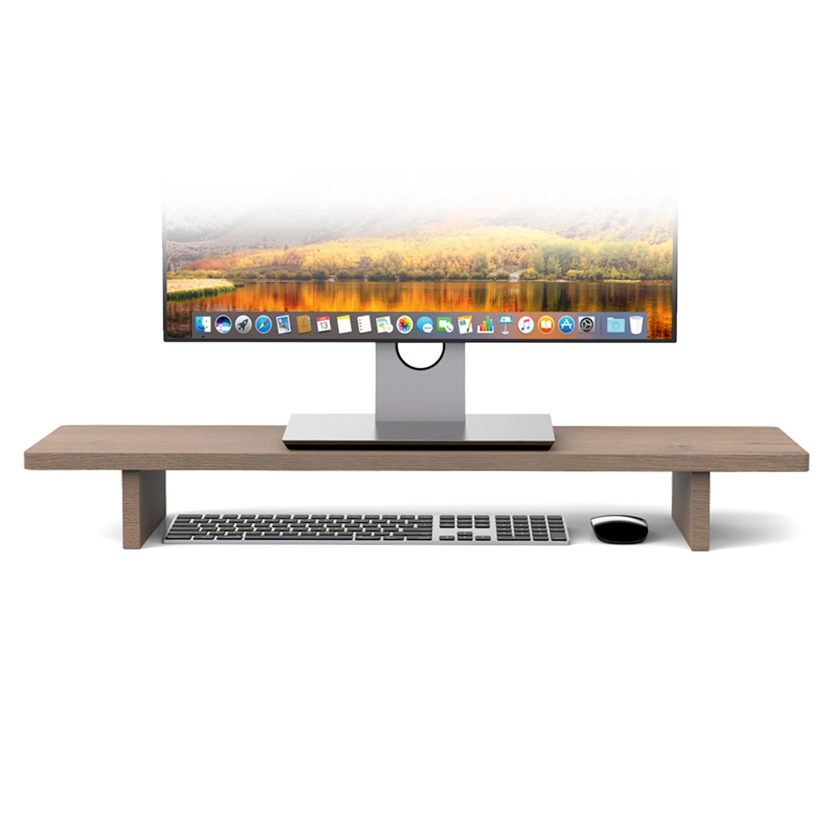 Ergonomic Monitor Stand Riser - Adjustable Laptop & Computer Screen Holder for Desk - Perfect for Home Office, Gaming & Workspace Setup