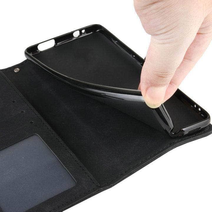 Samsung Galaxy S21 Phone Case with Removable Card Slot - Premium Leather Cover for Protection & Style - Perfect for Travel, Work, and Everyday Use