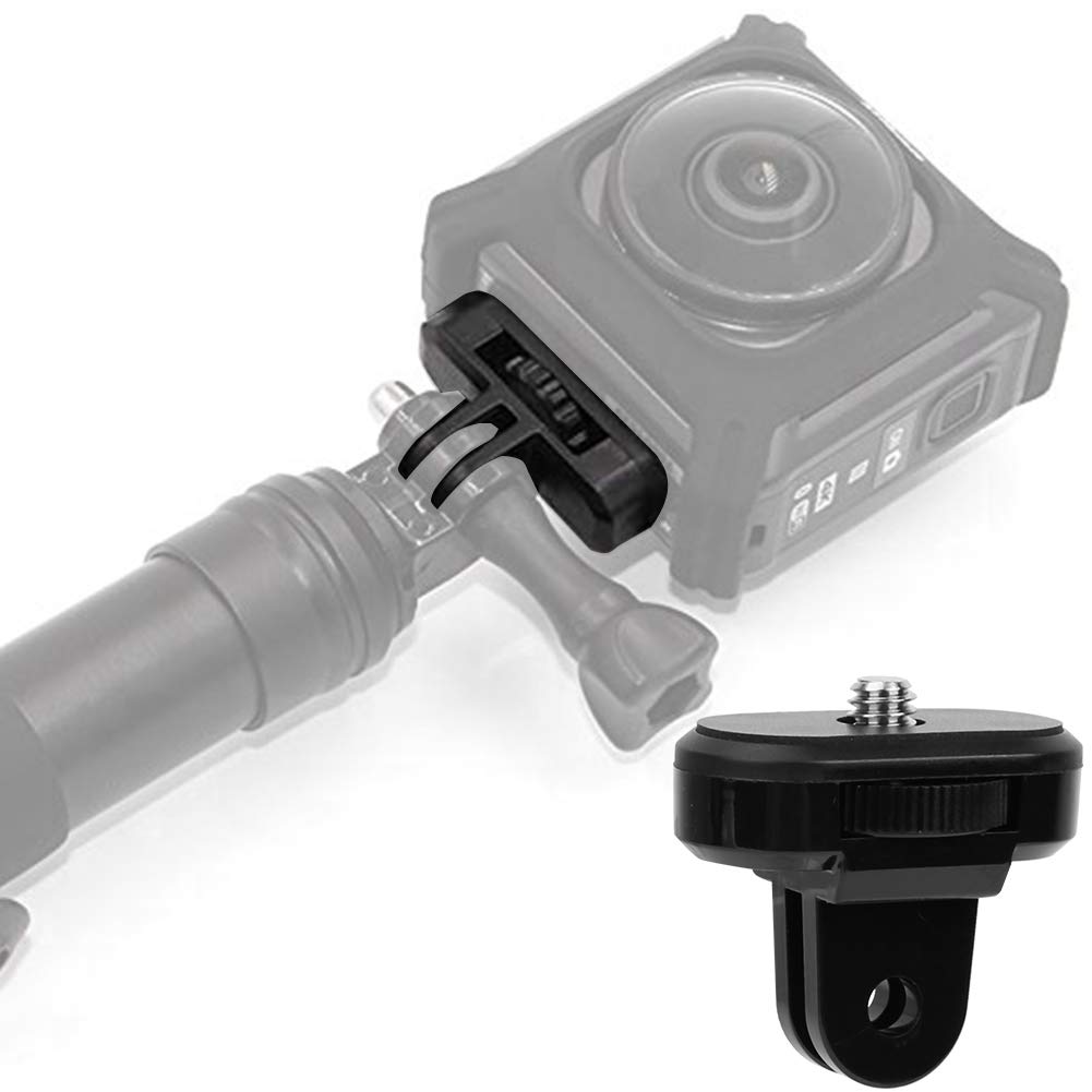 Universal 1/4 Inch Screw Adapter Mount for Action Cameras - Compatible with GoPro, DJI, Xiaomi Yi & Pocket Cameras - Portable Tripod, Selfie Stick & Hand Grip Accessory - Perfect for Vlogging, Travel Adventures & Outdoor Sports Photography