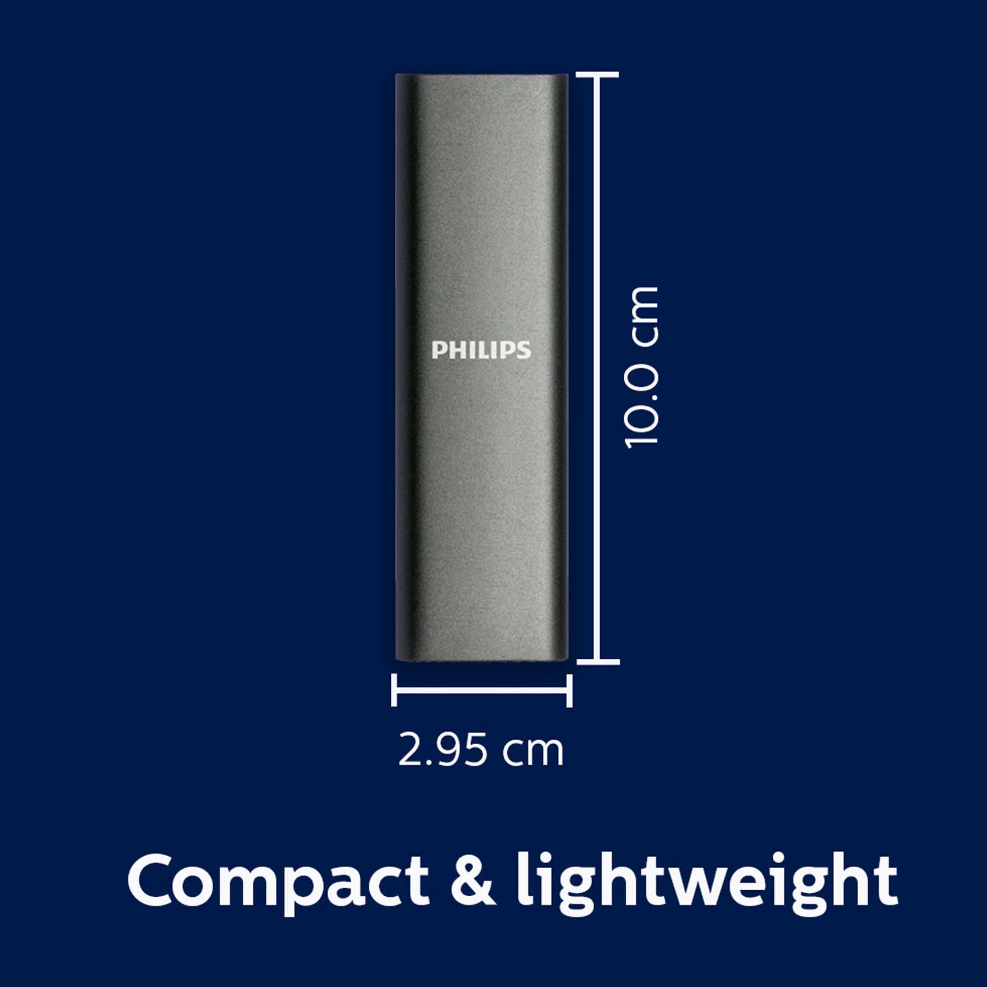 PHILIPS 1TB Portable External SSD - Ultra Fast SATA USB-C 3.1 Drive with 540MB/s Read & Write Speed - Aluminum Enclosure for Mac, PC, Laptop, Gaming & Photo Storage