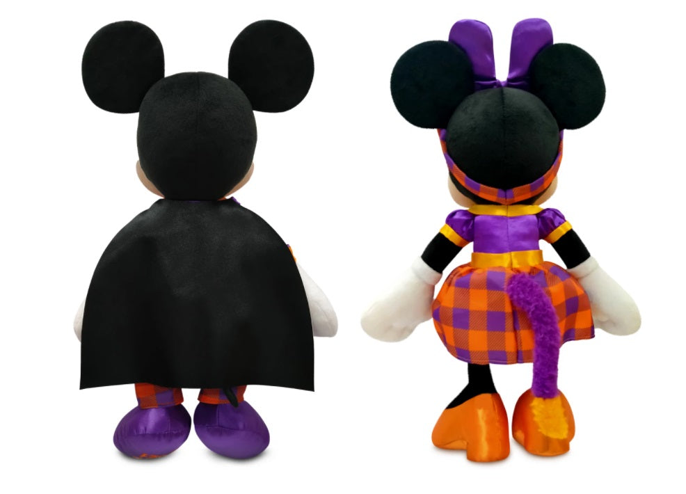 Disney Mickey & Minnie Mouse Halloween 2021 Plush Stuffed Animals - Cute Collectible Toys for Kids, Halloween Decorations & Gift Ideas