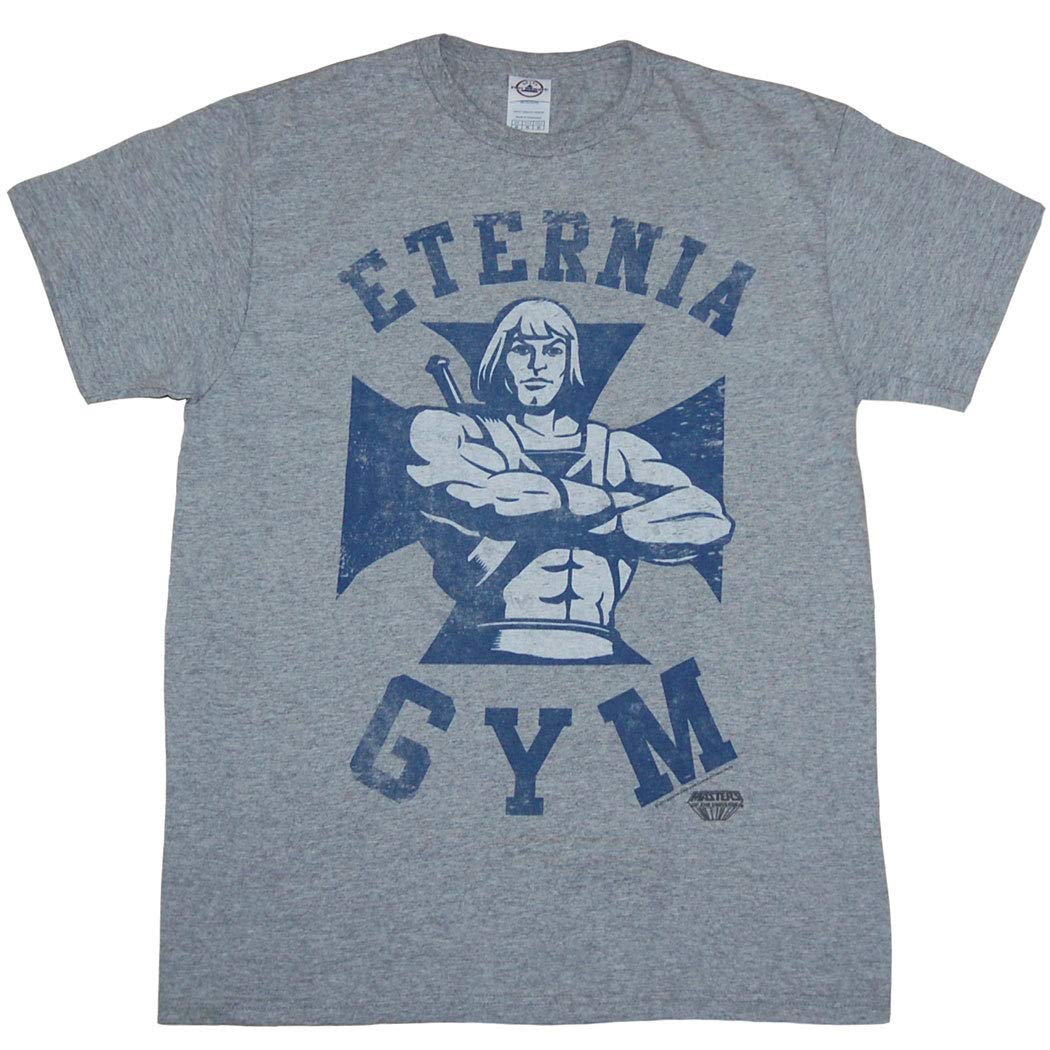 He-Man Eternia Power Gym T-Shirt for Men - Vintage 80s Cartoon Workout Tee - Perfect for Fitness, Bodybuilding & Nostalgic Fashion