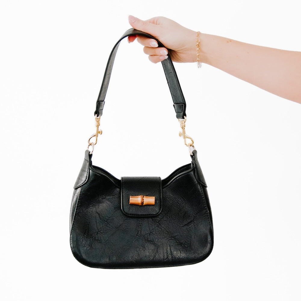 Eco-Friendly Bamboo Shoulder Bag for Women & Men - Lightweight & Durable Crossbody Purse - Perfect for Travel, Shopping & Everyday Use