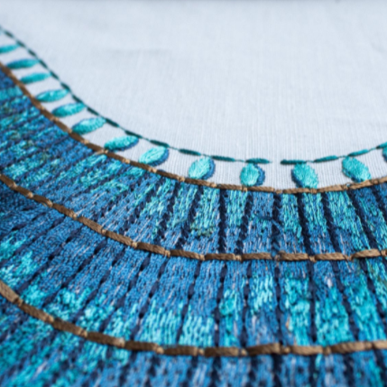 Egyptian Collar Fabric - Premium Quality, Soft & Breathable for Costumes, Fashion & Home Decor | Perfect for Halloween, Cosplay & DIY Projects