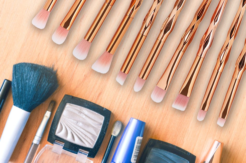 20-Piece Unicorn Makeup Brush Set - Eyeshadow, Eyeliner, Blending & Crease Brushes with Rose Gold Handles for Professional Makeup Application - Perfect for Daily Beauty Routine, Bridal Makeup & Travel Cosmetics Kit
