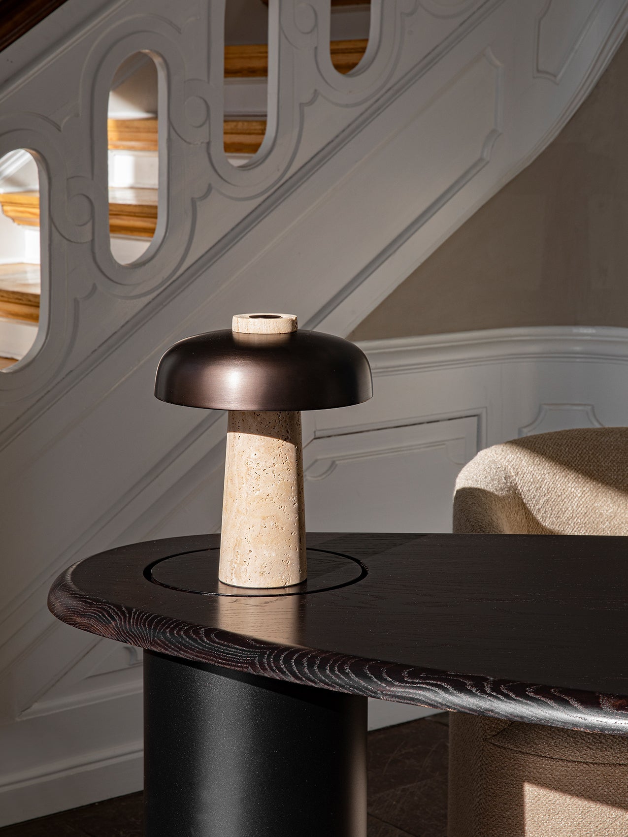 Modern Terra Dome Table Lamp - Stylish Bedside & Living Room Lighting for Home Decor - Perfect for Bedrooms, Offices & Cozy Reading Nooks