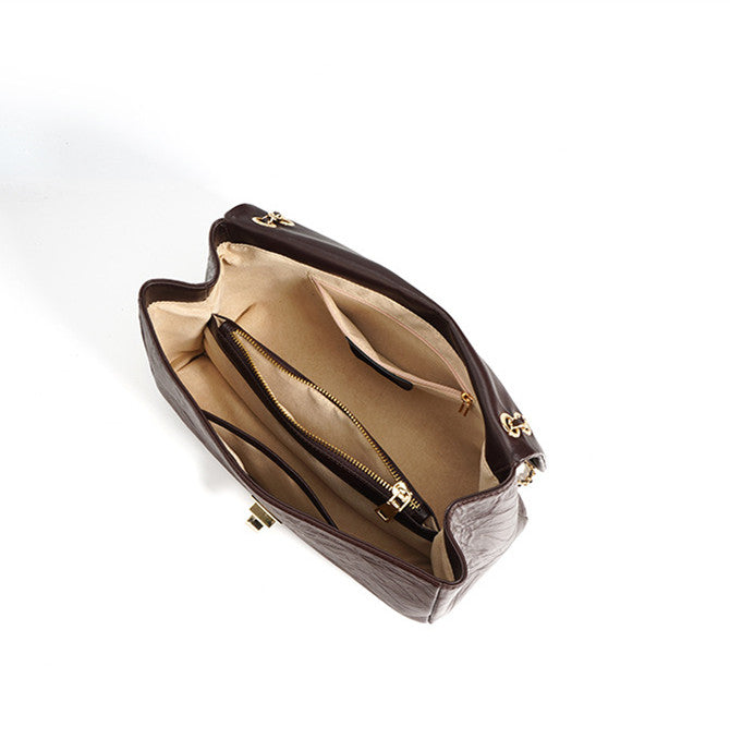 Soft Chain Strap Shoulder Bag for Women - Stylish Crossbody Purse with Adjustable Leather Strap, Perfect for Work, Travel & Evening Out