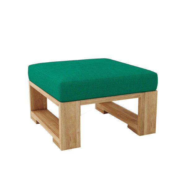 Capistrano Deep Seating Ottoman - Large Comfortable Footrest with Storage | Perfect for Living Room, Patio & Outdoor Furniture | Durable & Stylish Home Decor