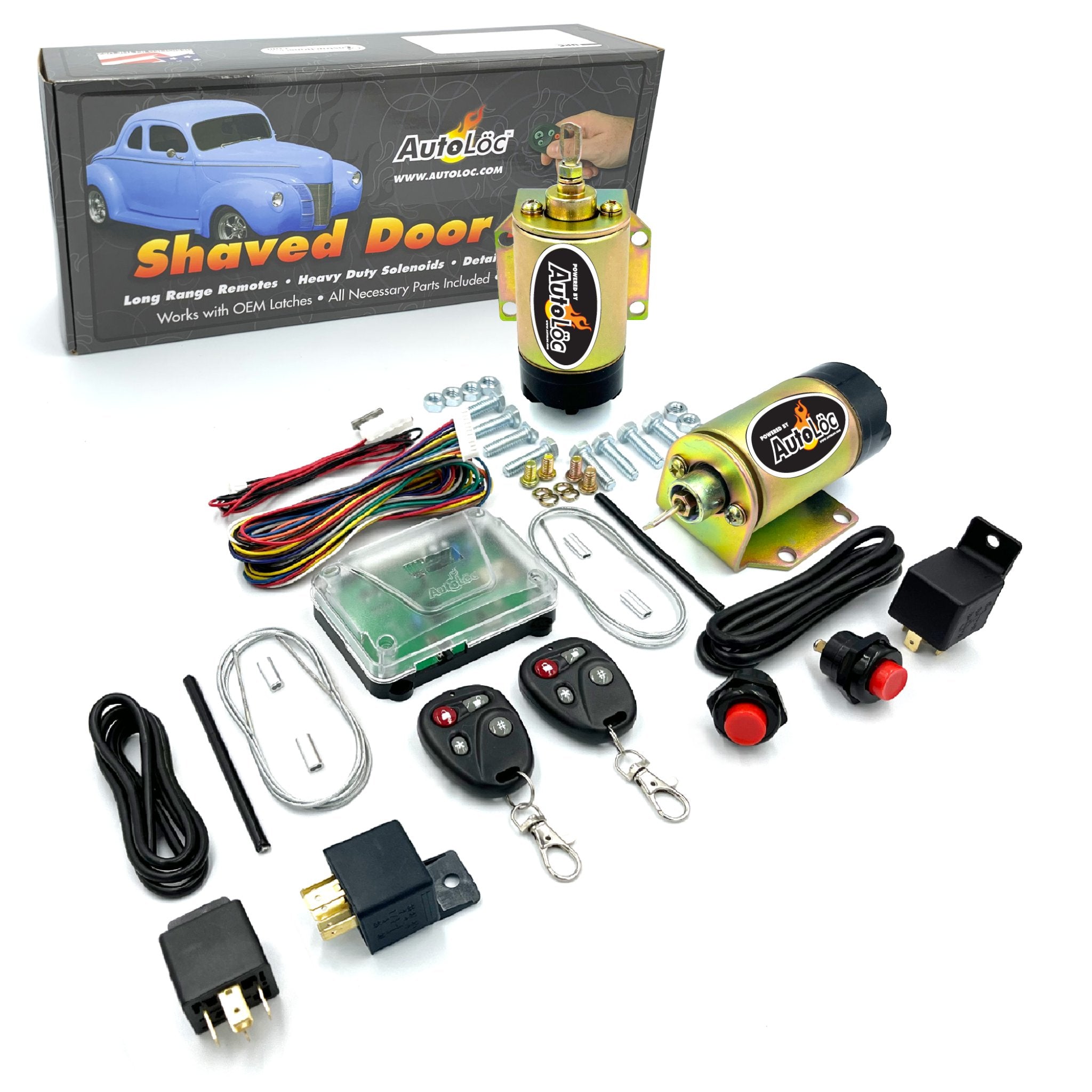 1903-1904 Buick Model B 35lb Remote Door Popper Kit with Keyless Entry - Classic Car Door Handle Upgrade for Easy Access & Security