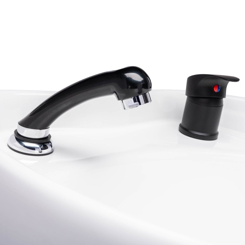 Lanvain® Professional Black Shower Head Styling Chair 703 - Salon & Barber Hair Washing Chair for Comfortable Shampoo Services
