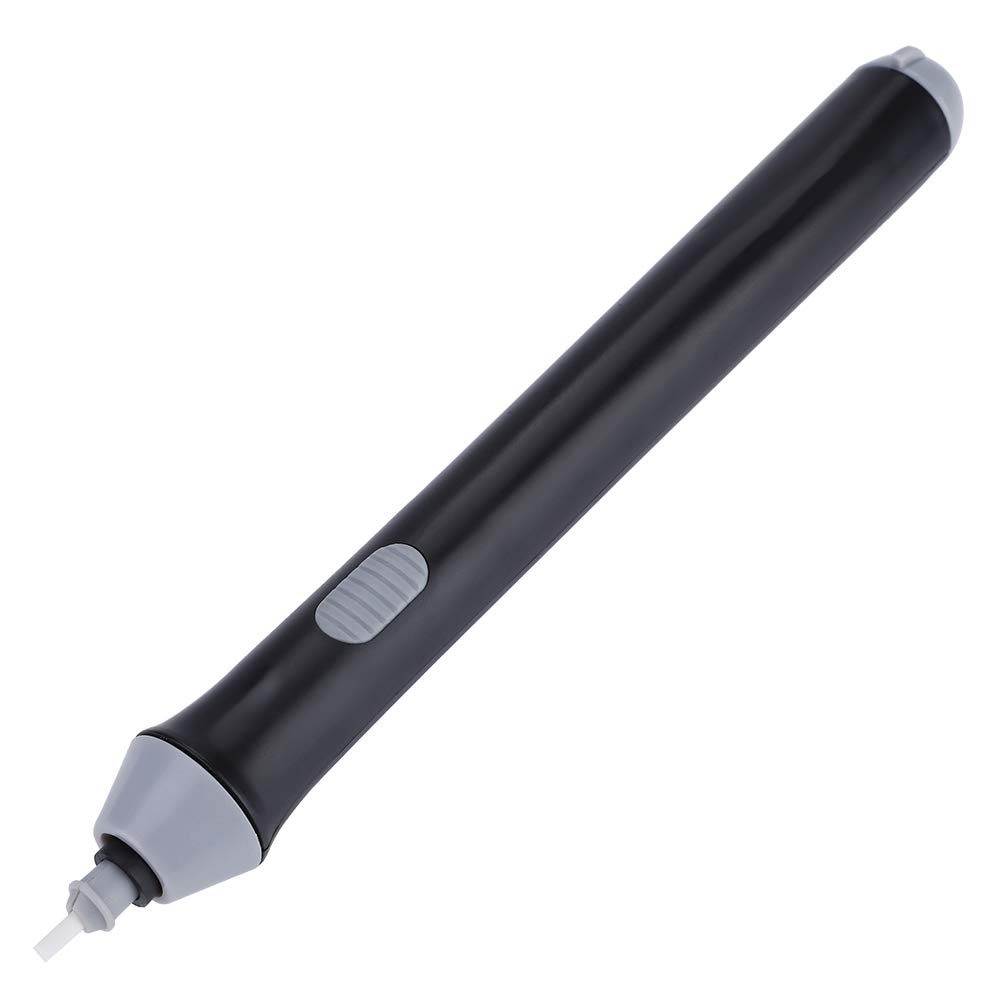 Electric Eraser for Drawing - Battery Operated Automatic Pencil Eraser with 22 Refills (Black) | Perfect for Sketching, Art Projects & Office Use