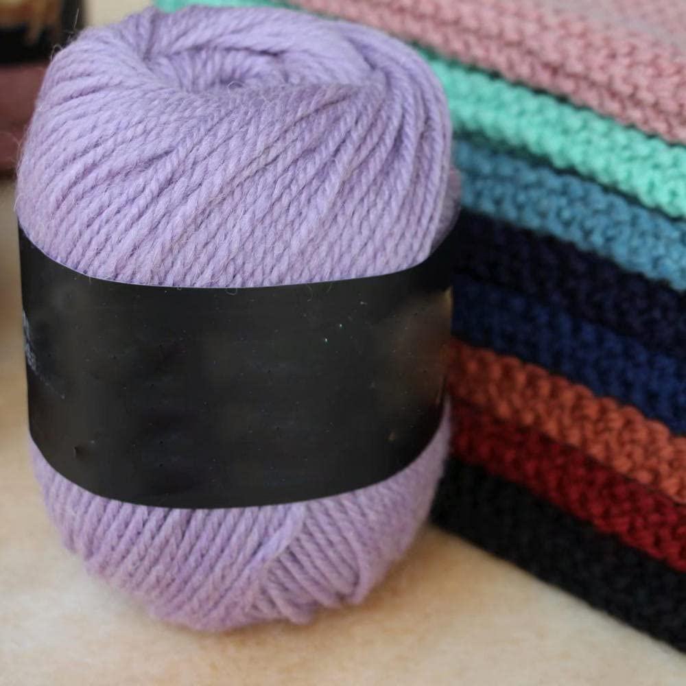 Premium 100G Soft Cotton Baby Knitting Yarn - Milk Sweet Velvet Wool for Hand Knitting, Crochet & DIY Sweaters (12 Black, 1Pc) - Perfect for Baby Clothes, Blankets & Cozy Winter Accessories