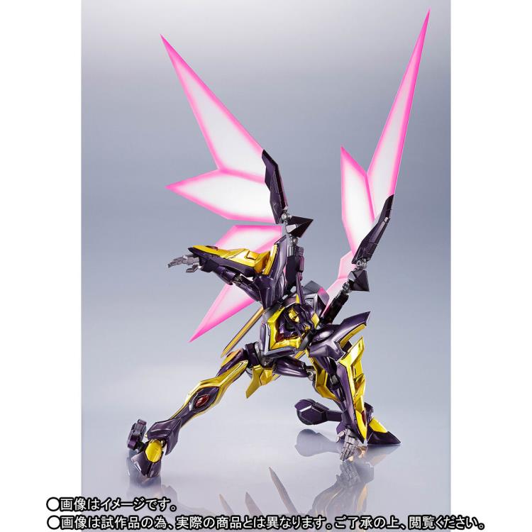 Bandai Metal Robot Spirits Code Geass Lancelot Albion Zero Action Figure - High-Quality Collectible Anime Model for Fans & Display - Perfect for Home Decor, Anime Collections, and Gift Giving
