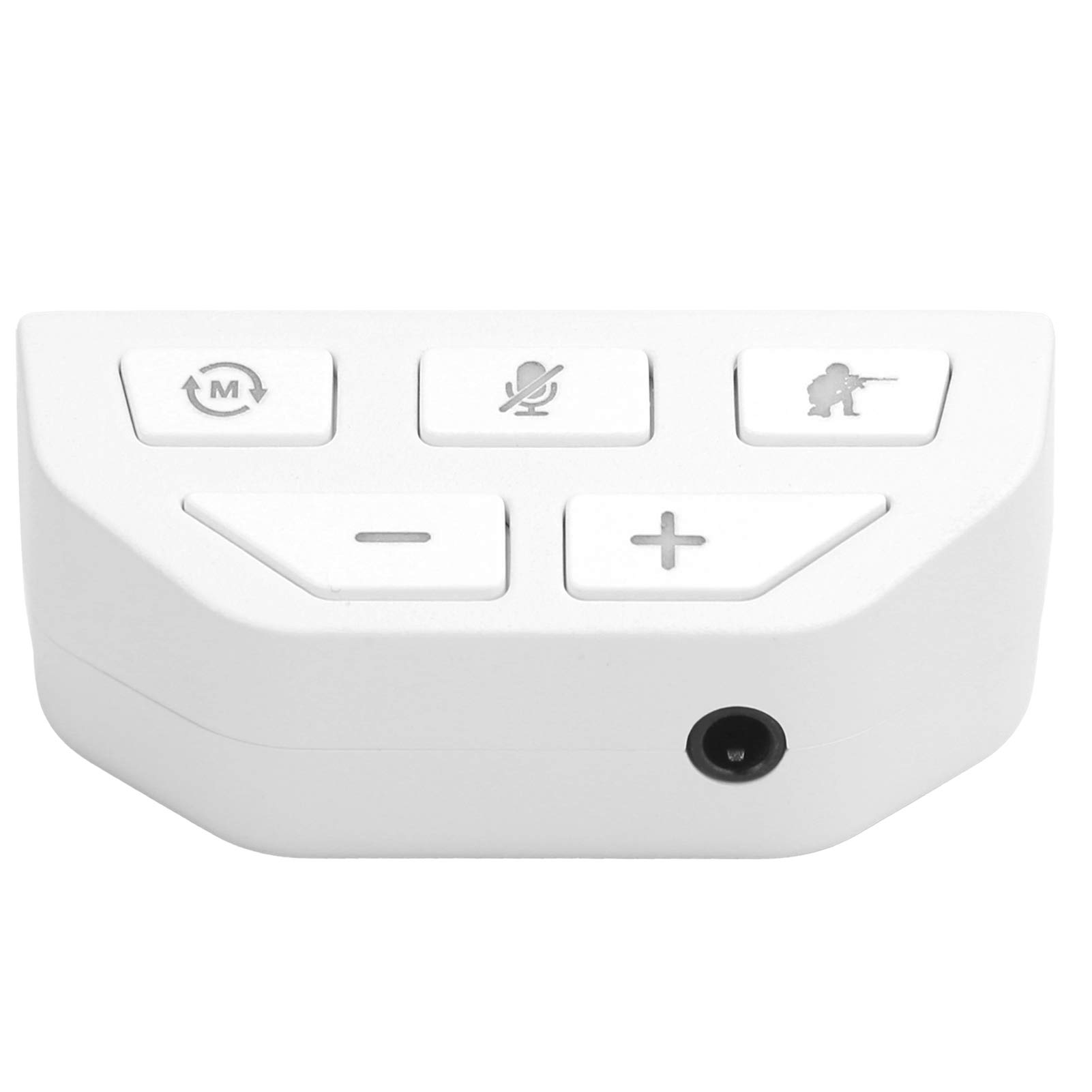 Dioche Stereo Headset Adapter for Xbox One Controller - 3.5mm Audio Jack Converter for Wireless Gamepad (White) | Perfect for Gaming, Streaming & Online Chatting