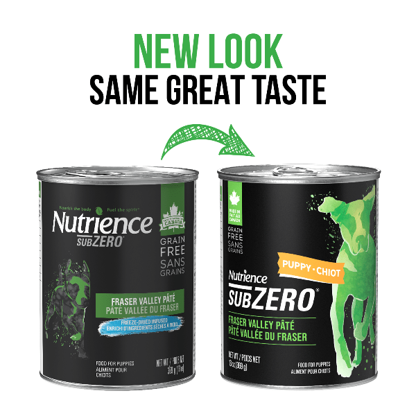 Nutrience SubZero Fraser Valley Canned Puppy Food - High Protein Grain-Free Wet Dog Food for Puppies | Ideal for Growing Dogs & Active Puppies | Perfect for Training Treats & Mealtime Nutrition