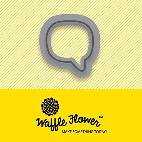 Waffle Flower Tiny Word Bubble Die - Scrapbooking & Card Making Die Cut for DIY Crafts, Greeting Cards, and Paper Art Projects
