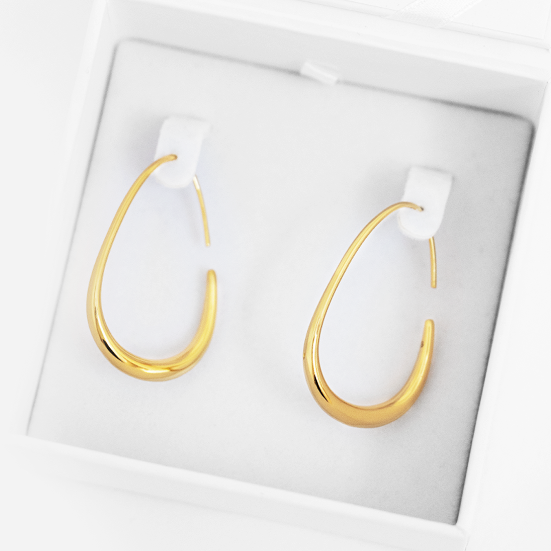 Tate Hoops - Stylish and Durable Fashion Earrings for Women | Perfect for Parties, Weddings, and Everyday Wear
