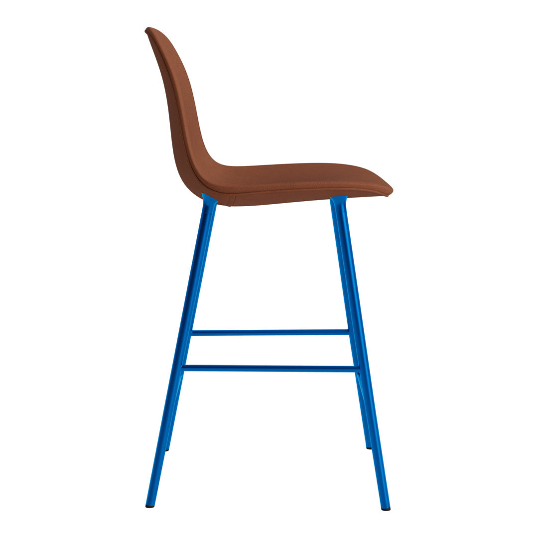 Premium Fully Upholstered Form Counter Chair - Stylish Bar Stool for Kitchen Island, Breakfast Nook & Home Bar Seating