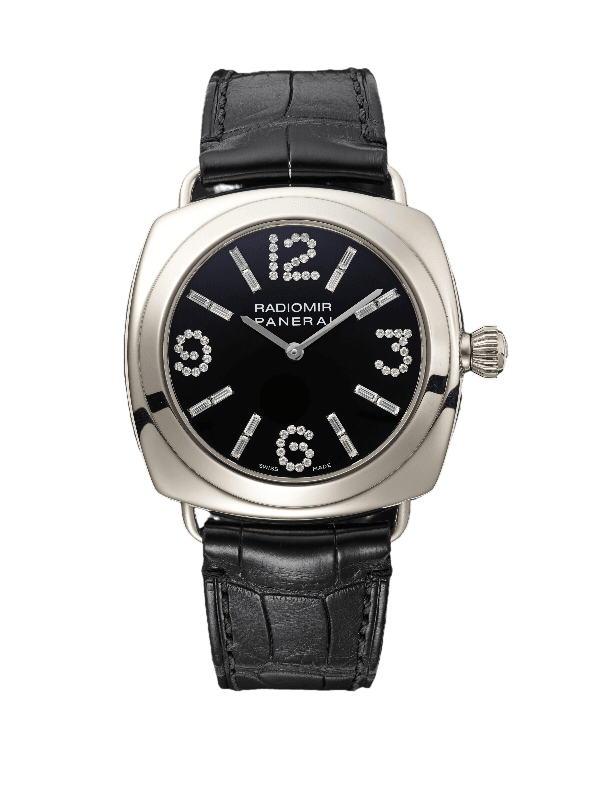 Luxury Panerai Radiomir 18K White Gold Diamond Unisex Watch - Perfect for Formal Events & Gifting
