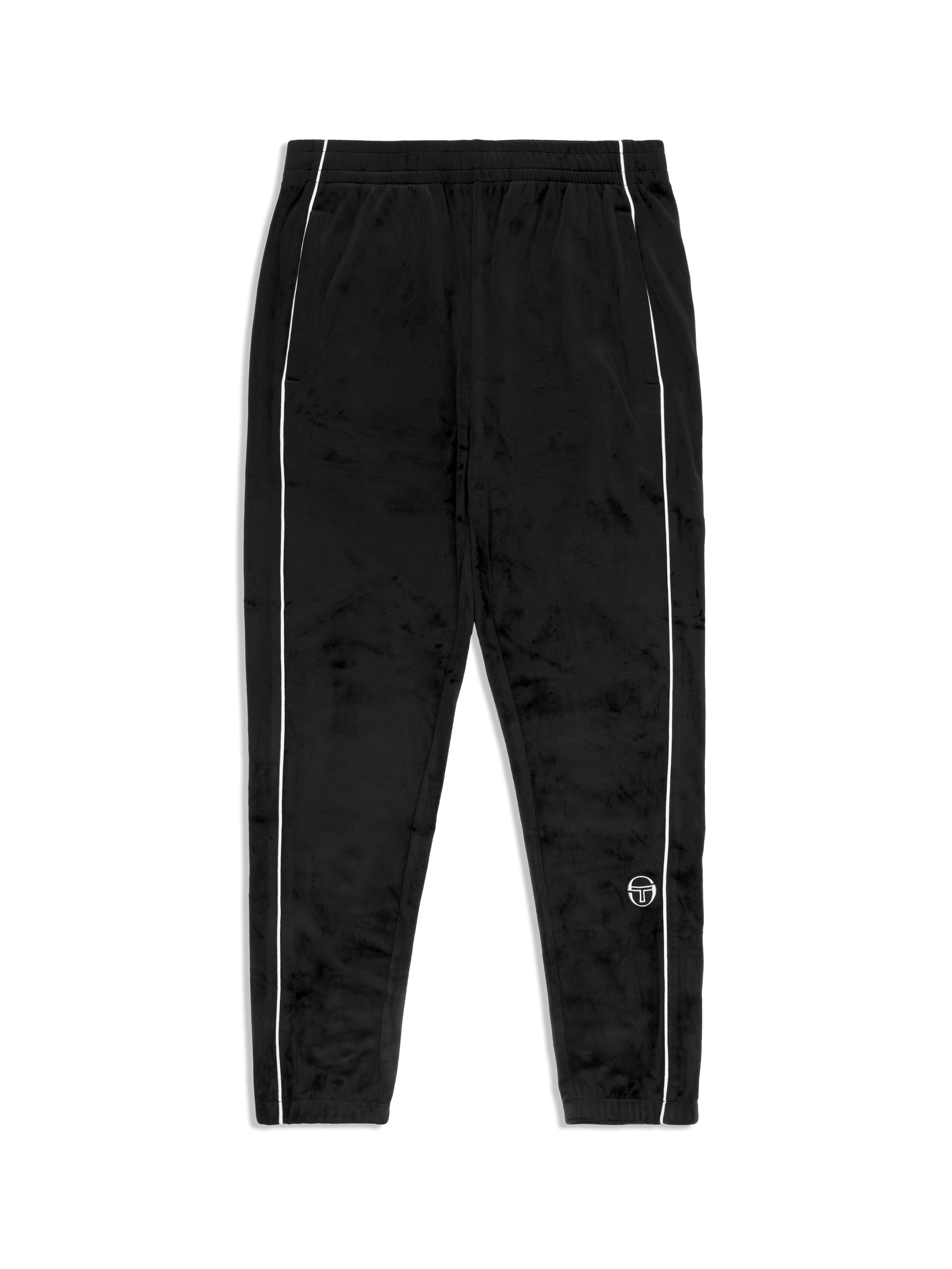 Lioni Velour Track Pants for Women - Soft & Comfortable Joggers, Black Beauty - Perfect for Lounge, Yoga, and Casual Wear