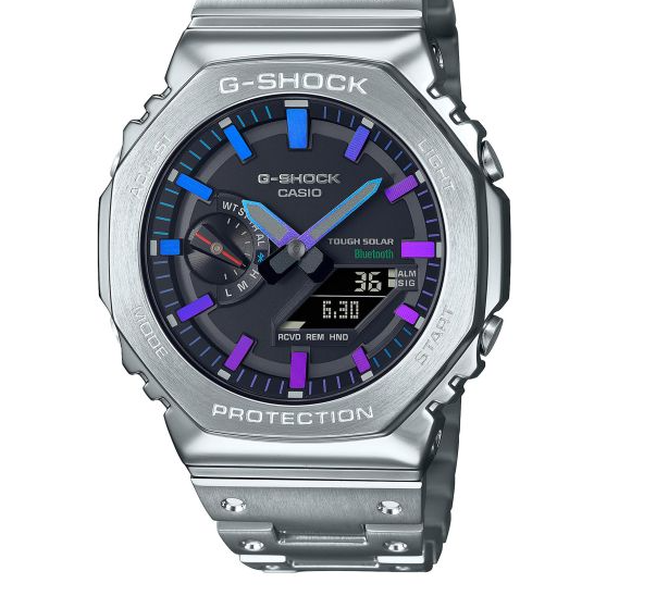 Casio G-Shock GMB2100PC-1A Full Metal Tough Solar Men's Watch - Black Dial | Shock Resistant, Solar Powered | Perfect for Outdoor, Sports & Everyday Wear