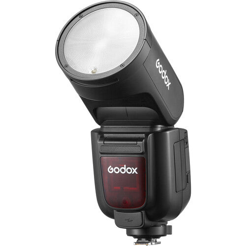 Godox V1 Pro Round Flash Speedlite - Professional On-Camera Flash for Canon, Nikon, Sony DSLR & Mirrorless Cameras - Perfect for Portrait, Wedding, and Studio Photography