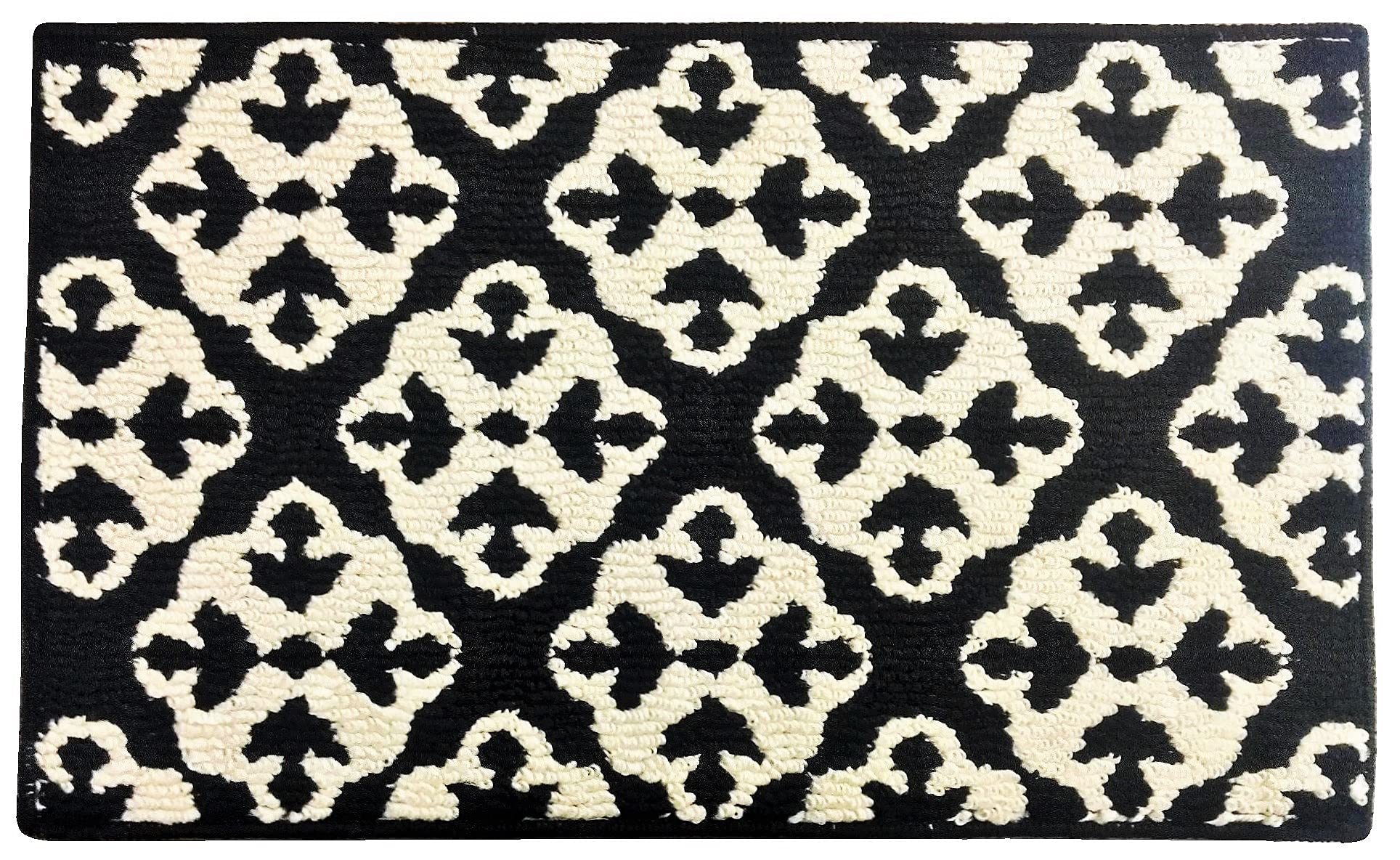 Non-Slip Medallion Pattern Kitchen Rug - 17