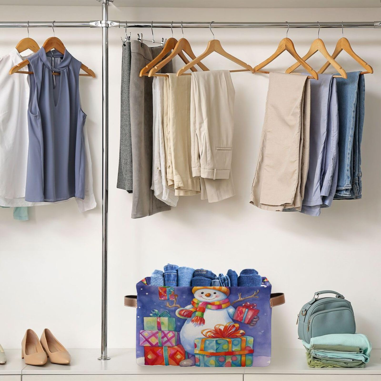 2 Pack Fabric Storage Baskets - Foldable Closet Organizers with Handles for Wine Grape Vineyard Theme, Home Office Shelves & Toy Storage | Perfect for Bedroom, Nursery & Laundry Room Organization