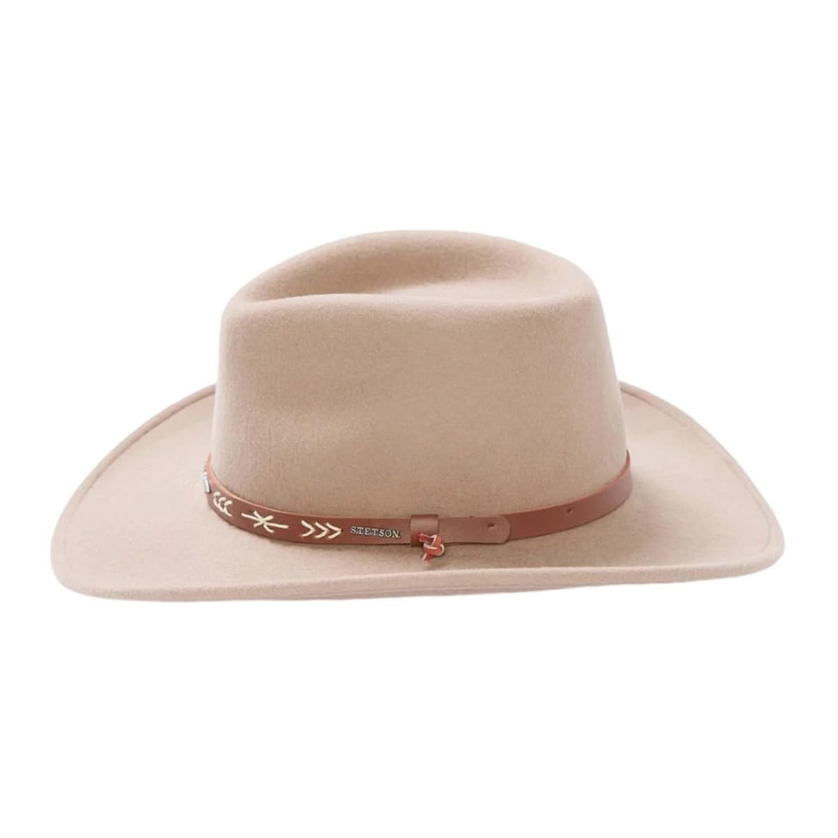 Stetson Men's Twisted Straw Cowboy Hat - Western Style Sun Hat for Outdoor, Rodeo, and Country Music Festivals