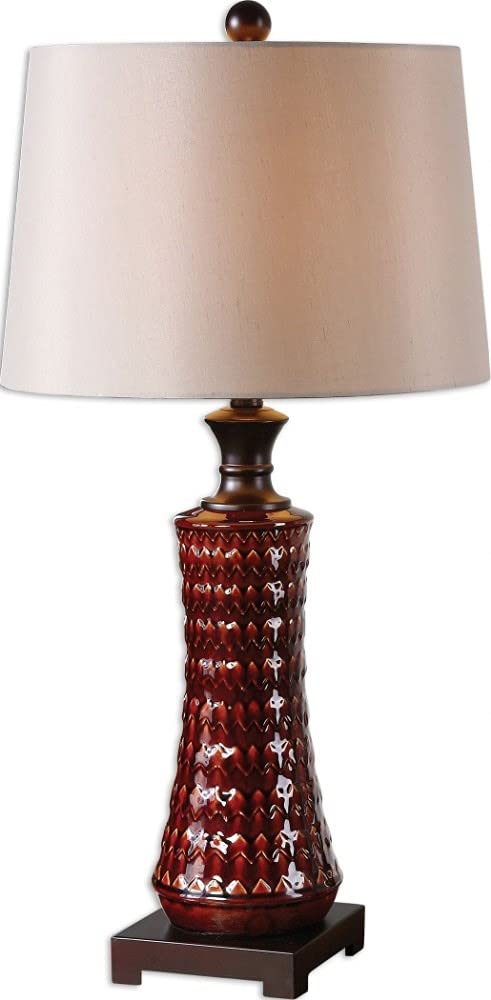 Cassian Table Lamp Set of 2 - Modern Bedside Nightstand Lighting with Fabric Shade & On/Off Switch - Perfect for Bedroom, Living Room, or Office Decor (26553-2)