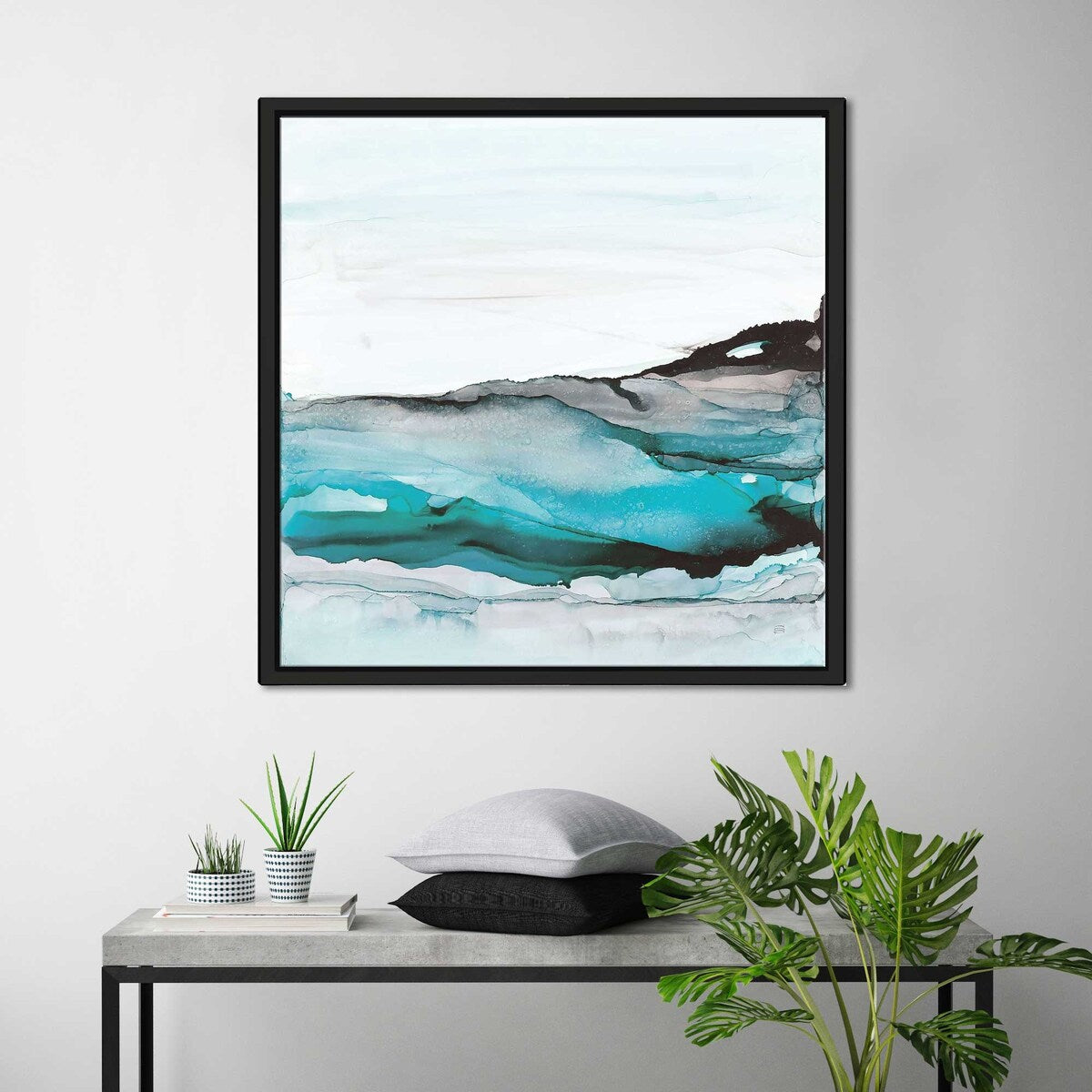 Floating Canvas with Aquascape Print - Waterproof & Durable Wall Art for Home, Office, or Outdoor Decor