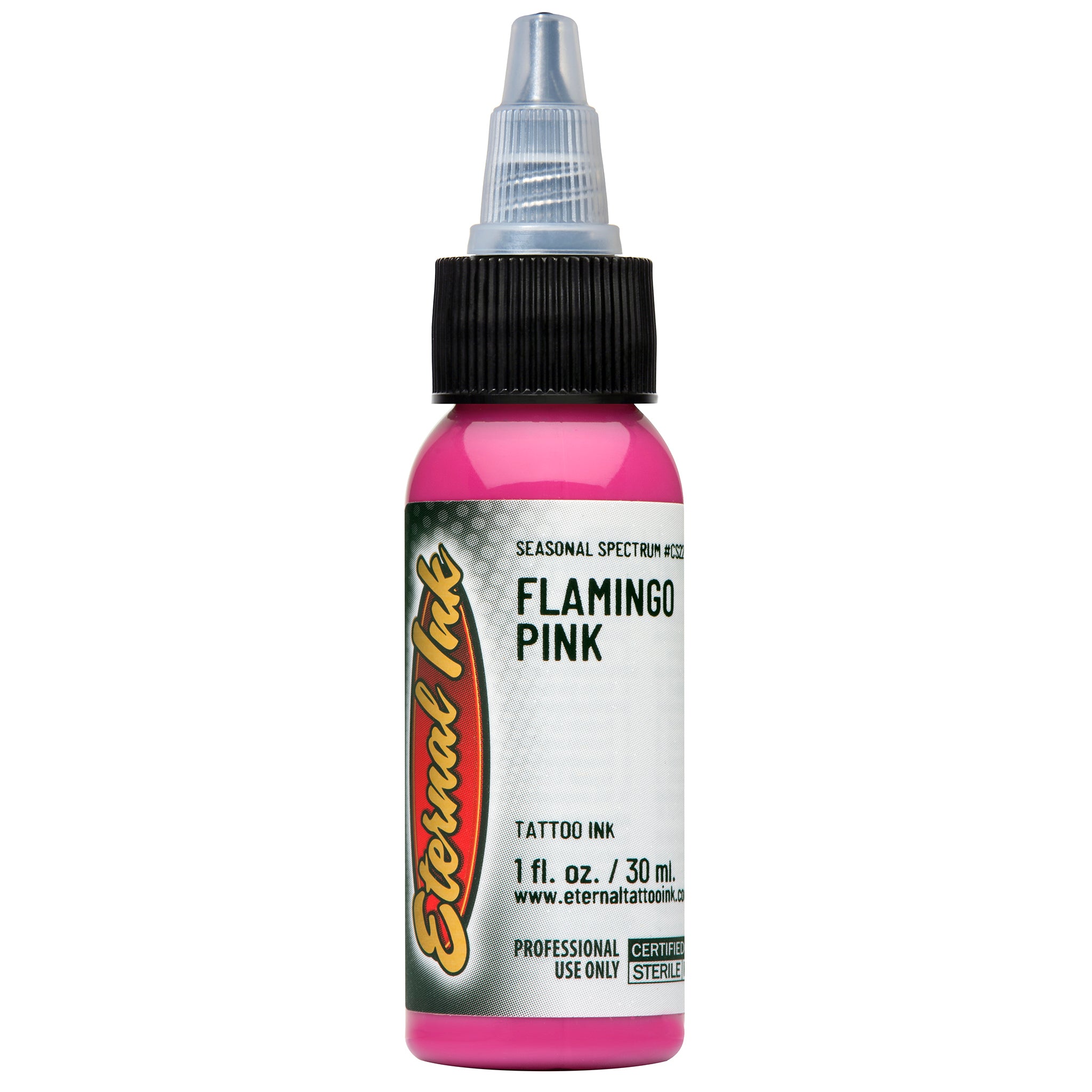 Eternal Seasonal Spectrum Flamingo Pink Ink - Premium Waterproof Ink for Calligraphy, Art & DIY Projects - Perfect for Fountain Pens, Brush Pens & Scrapbooking