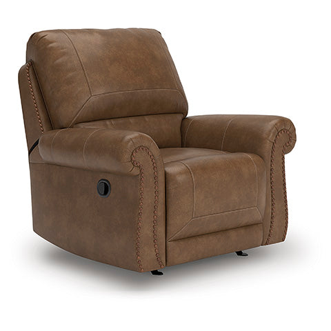 Chasemore Earth Recliner PC5590261 - Premium Leather Reclining Chair for Living Room, Home Theater & Office - Ergonomic Comfort with Adjustable Backrest & Footrest