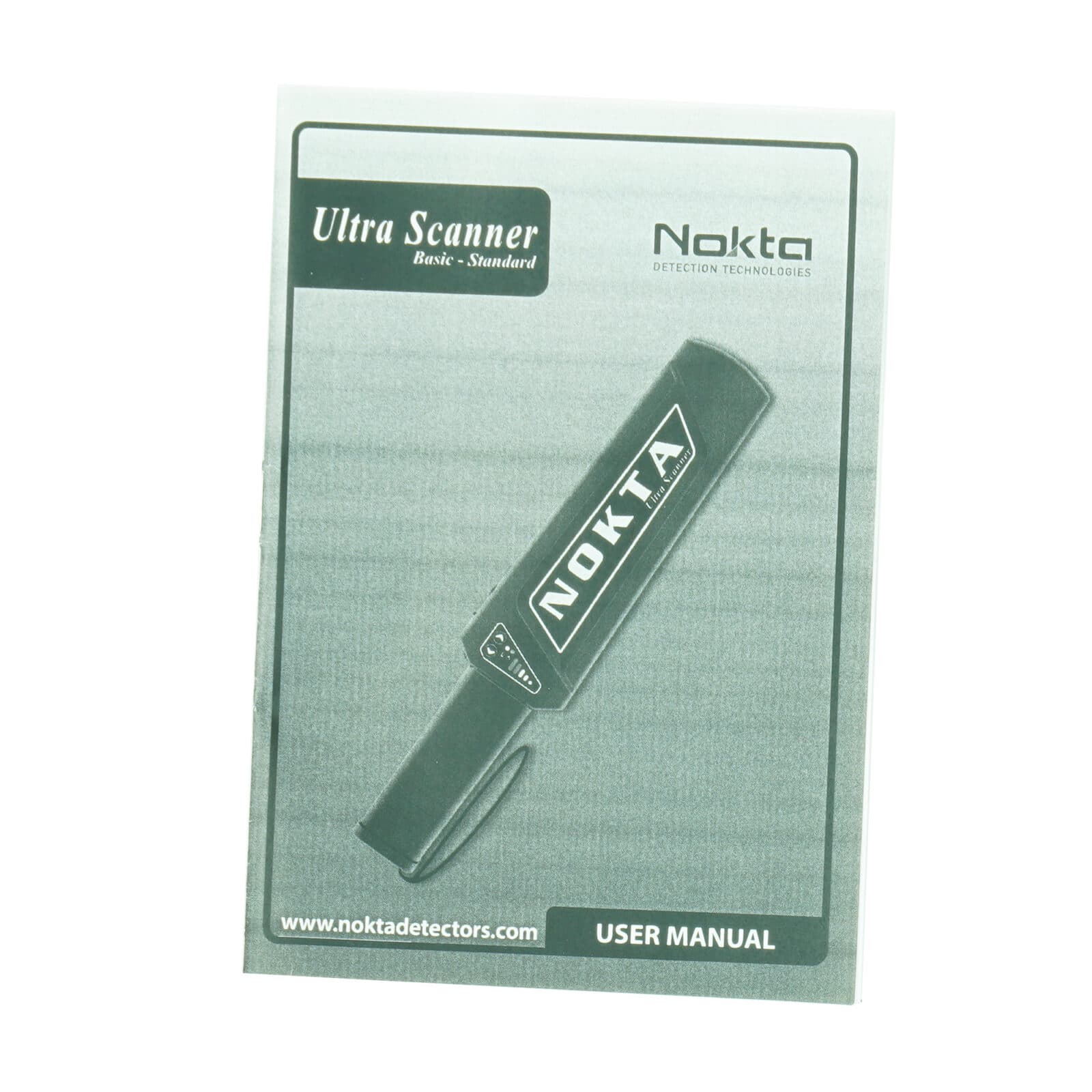 Nokta Ultra Scanner Basic - Metal Detector with Belt Holster & 9V Battery for Treasure Hunting, Beach Combing & Outdoor Adventures
