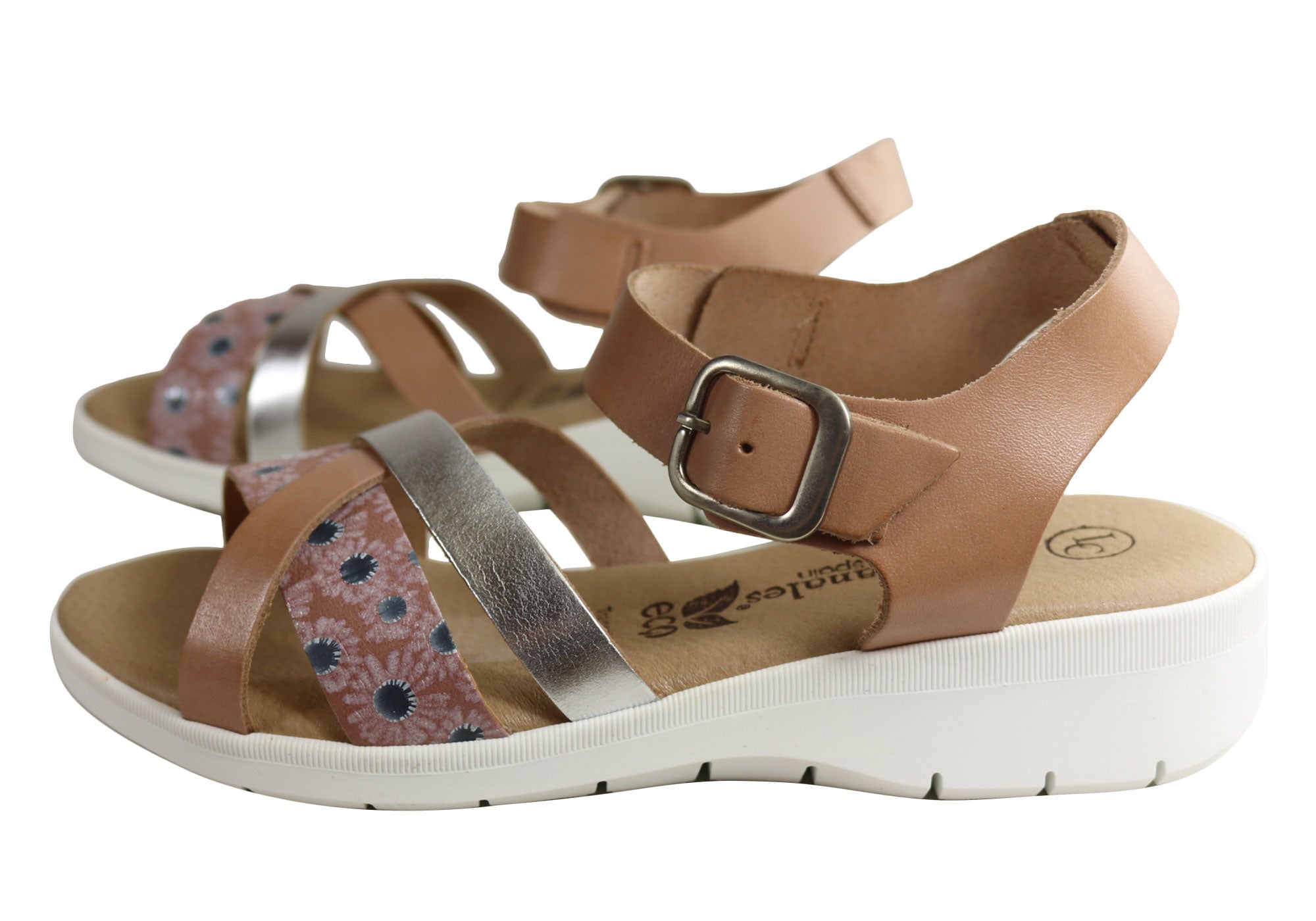 Lola Canales Daisy Women's Comfortable Leather Sandals - Handmade in Spain - Perfect for Summer, Beach & Casual Outings