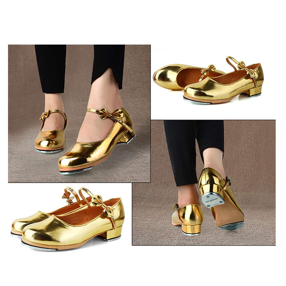 HROYL Kids Tap Shoes for Boys & Girls - Dance & Performance