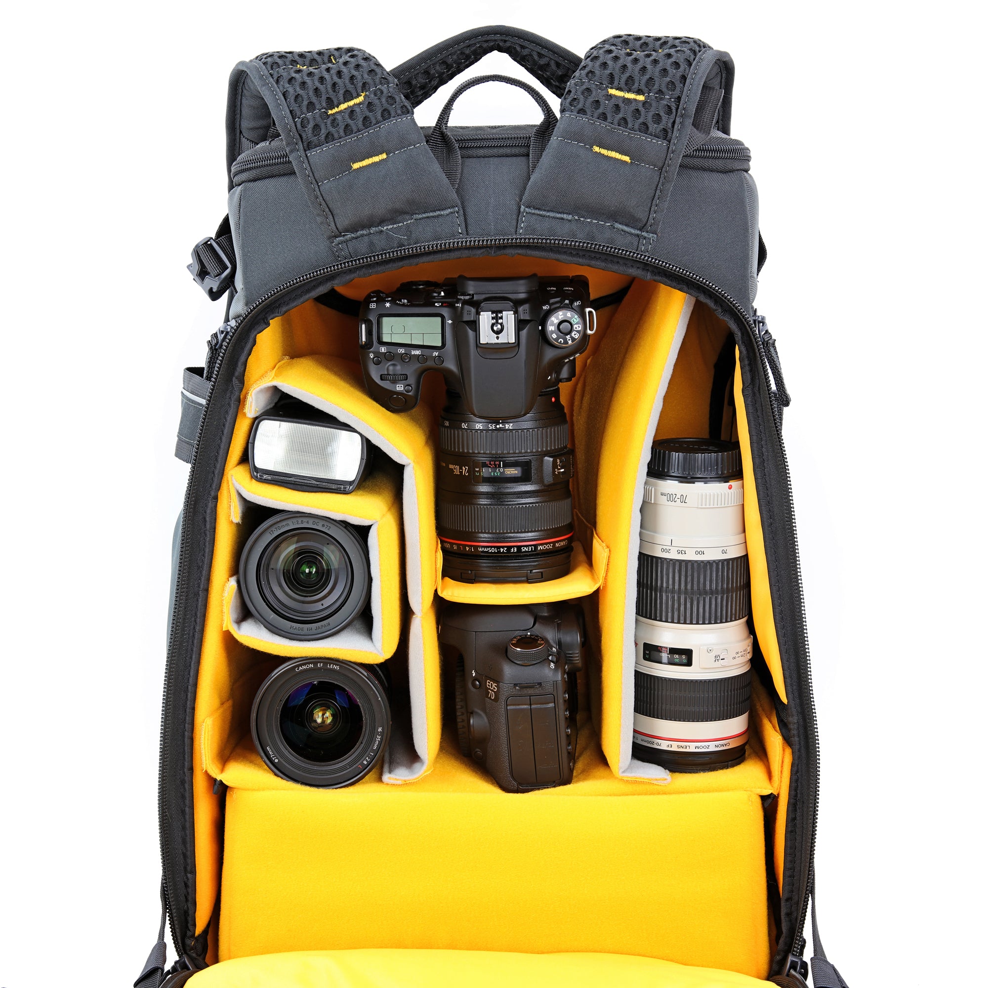 Alta Sky 51D DSLR Camera Backpack - Waterproof Professional Photography Bag for Travel & Hiking (Black/Gray) - Perfect for Photographers, Videographers & Outdoor Enthusiasts