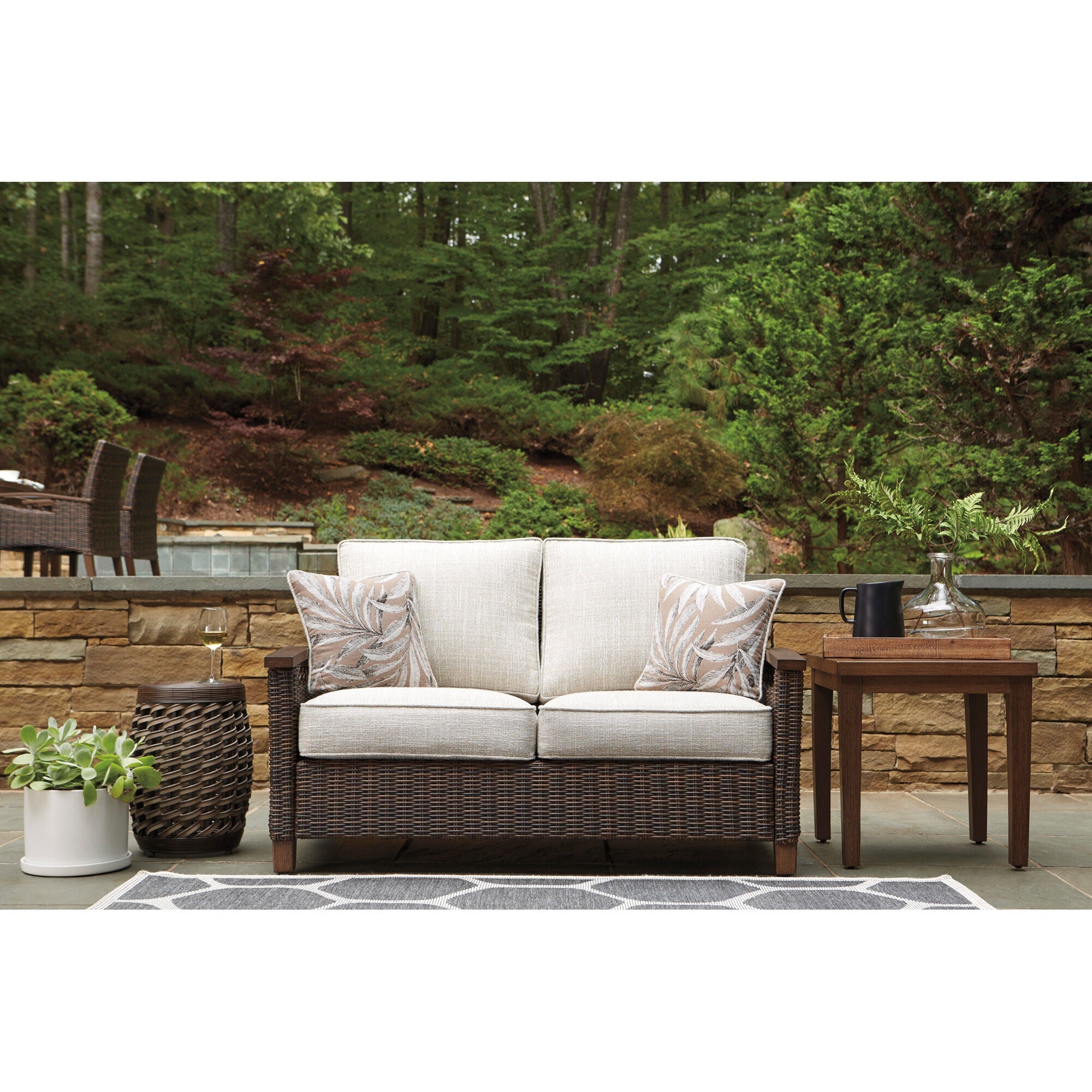 Paradise Trail Loveseat - Comfortable 2-Seater Sofa for Living Room, Perfect for Small Spaces & Cozy Home Decor | Ideal for Apartments, Dorms & Family Rooms