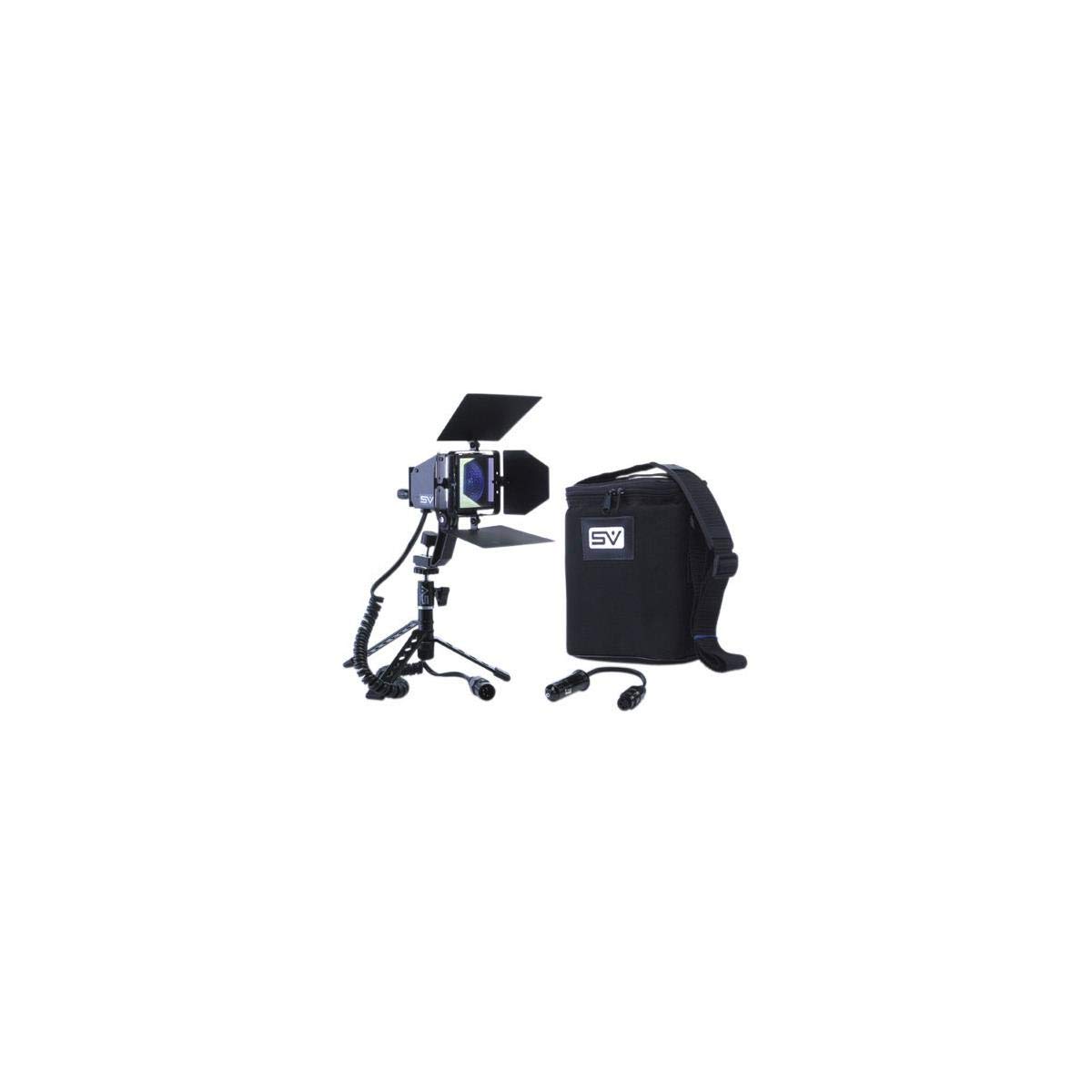 Smith-Victor SV-840 Professional AC/DC On-Camera LED Video Light Kit with Rechargeable Battery & Charger - Perfect for YouTube, Vlogging, Photography and Studio Lighting