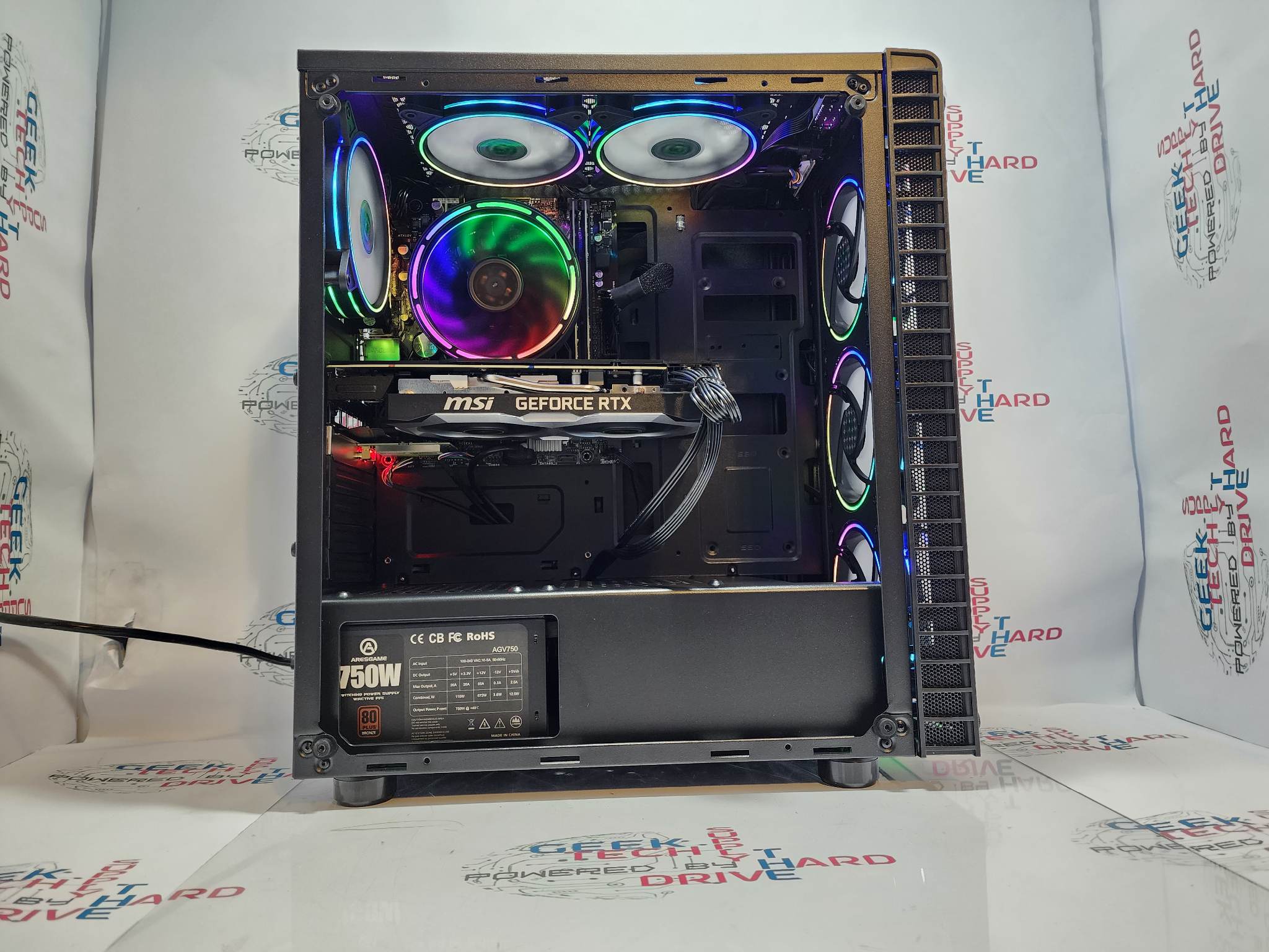 Pinnacle Gaming PC Desktop Computer - Intel Core i7, GeForce RTX 4060 Ti, 500GB/1TB/2TB SSD, 16GB/32GB DDR5 RAM (Model G06S6 B H6) - Perfect for 4K Gaming, Streaming & VR Experiences